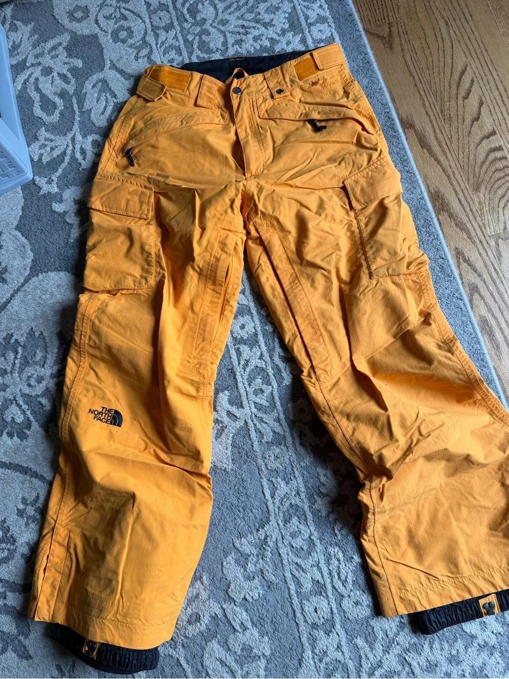 The North Face Men’s Bright Orange Cargo Snow Pants